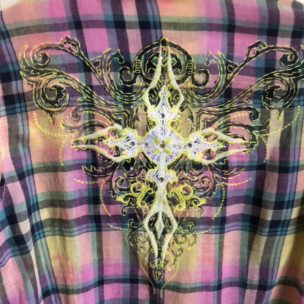 Roar Aquarius Western-Style Button Down - Picture 3 of 11